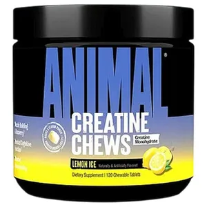 Animal Creatine Performance Chews - 200 Chewable Tablets - lemon ice