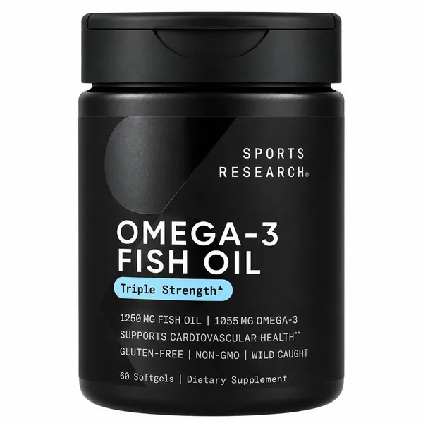 Sports Research, Omega-3 Fish Oil, 60 Softgels