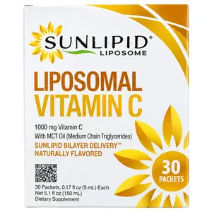 Sunlipid Liposomal Vitamin C, 30 Packets, 0.17 fl oz (5 ml) Each