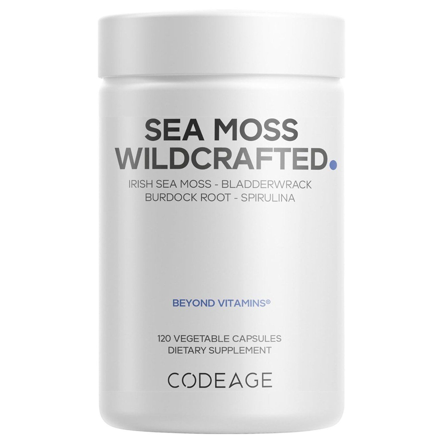 Codeage Wildcrafted Sea Moss - 120 Capsules