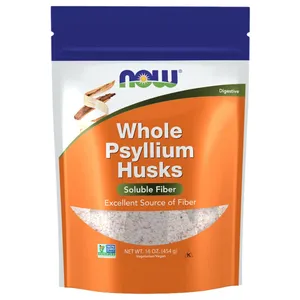 NOW Foods Whole Psyllium Husks - 454 g