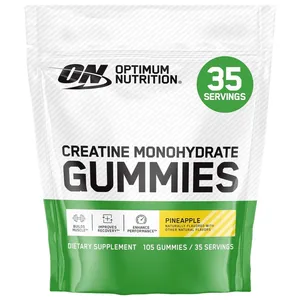 Optimum Nutrition Creatine Monohydrate Gummies Pineapple, 105 Gummies