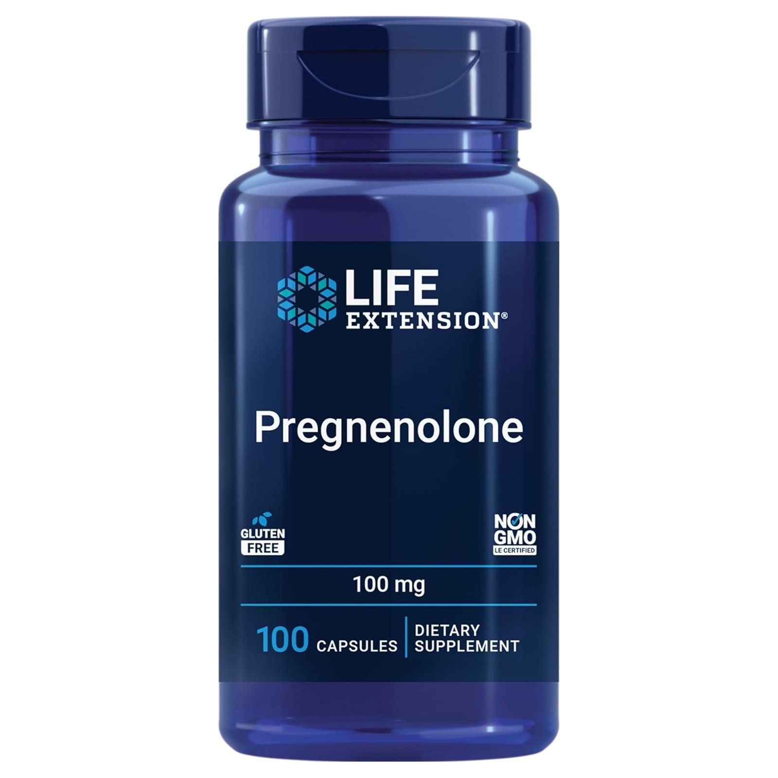 Life Extension Pregnenolone 100 mg - 100 Capsules