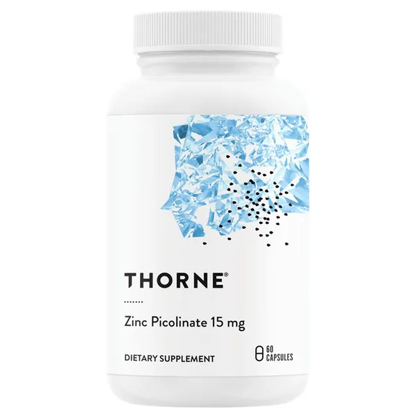 Thorne, Zinc Picolinate, 15 mg, 60 Capsules