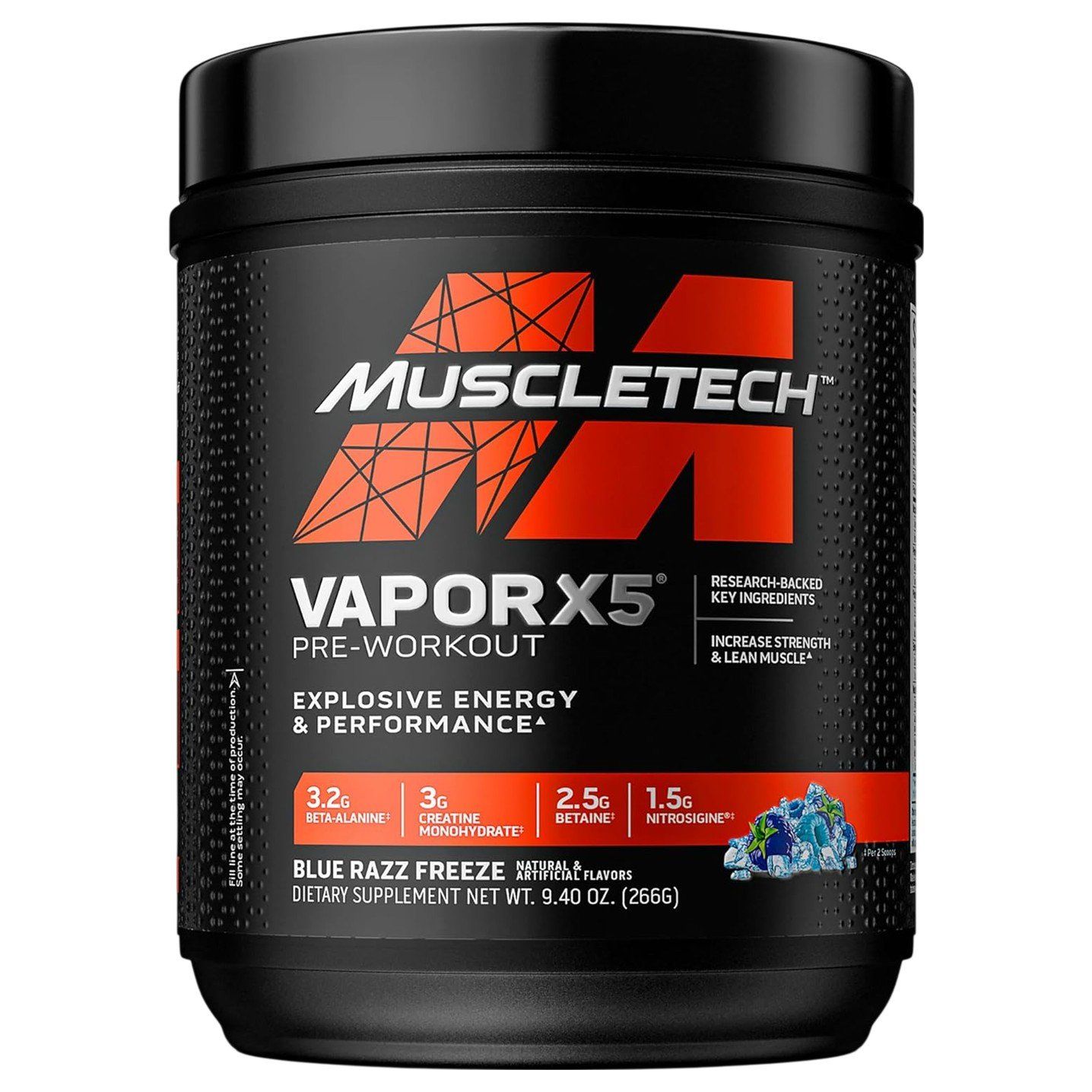 MuscleTech VaporX5 Pre-Workout - 30 Servings