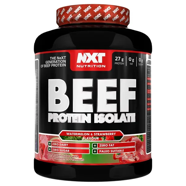 NXT Nutrition Beef Protein Isolate Apple & Blackcurrant Squash, 4 lbs (1.81 kg)