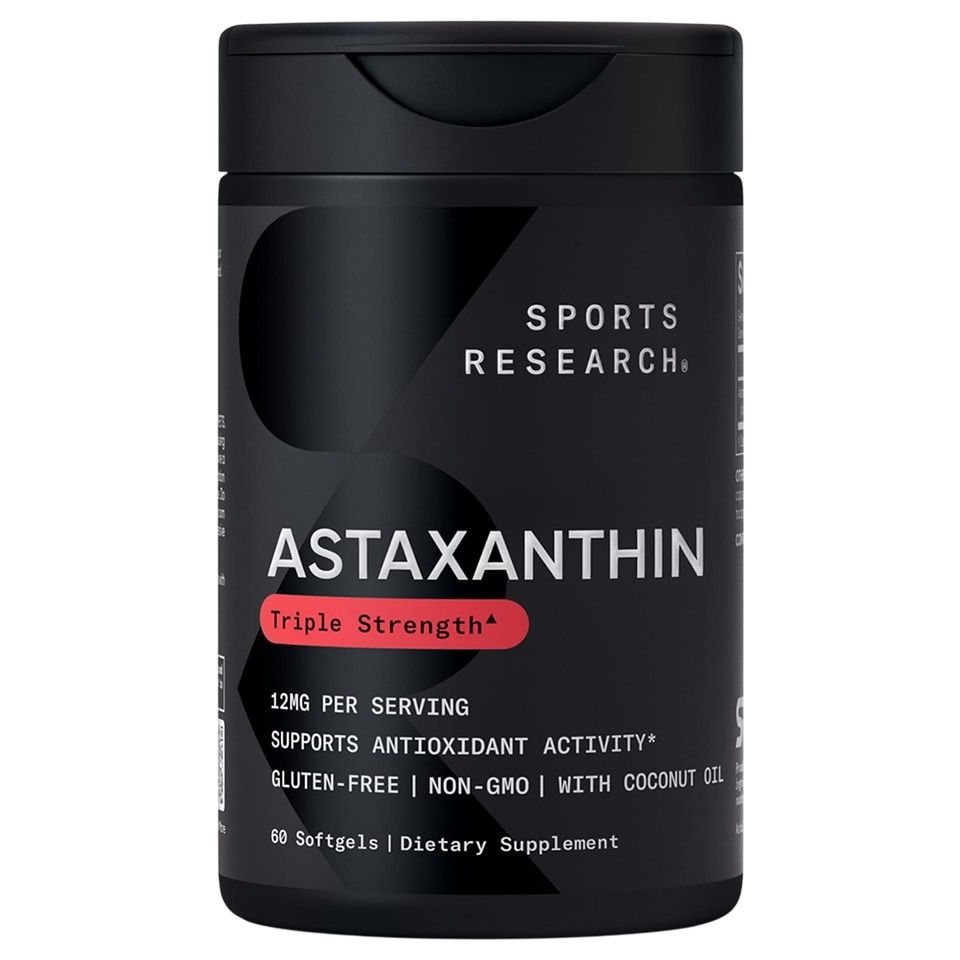 Sports Research, Astaxanthin, Triple Strength, 12 mg, 60 Softgels