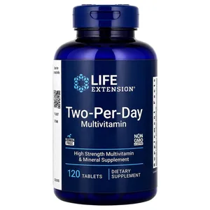 Life Extension Two-Per-Day High Strength Multivitamin, 120 Tablets