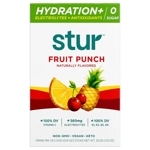 Stur Hydration + Electrolytes + Antioxidants - 8 Sticks