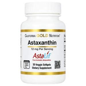 California Gold Nutrition, Astaxanthin, Astalif Pure Icelandic, 12 mg, 30 Veggie Softgels