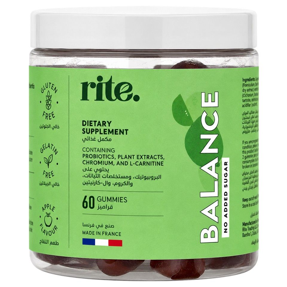 rite. Balance Gummies Apple, 60 Vegan Gummies