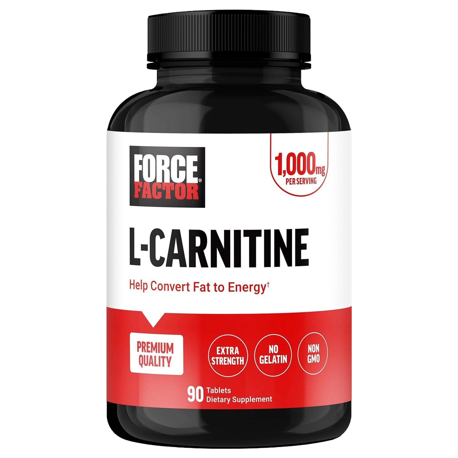 Force Factor L-Carnitine 1000 mg - 90 Tablets