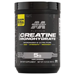 MuscleTech Platinum Creatine Monohydrate Unflavored, 14.11 oz (400 g)