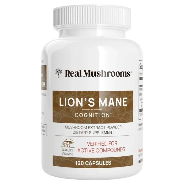 Real Mushrooms Lion's Mane Extract - 120 Capsules