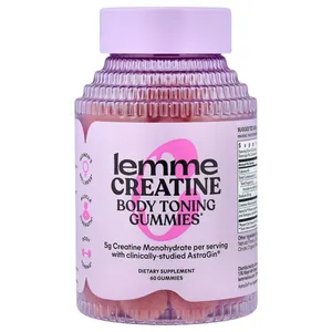 Lemme Creatine Body Toning Gummies Sour Strawberry - 60 Gummies