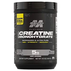 MuscleTech Platinum 100% Creatine Monohydrate Unflavored - 400 g
