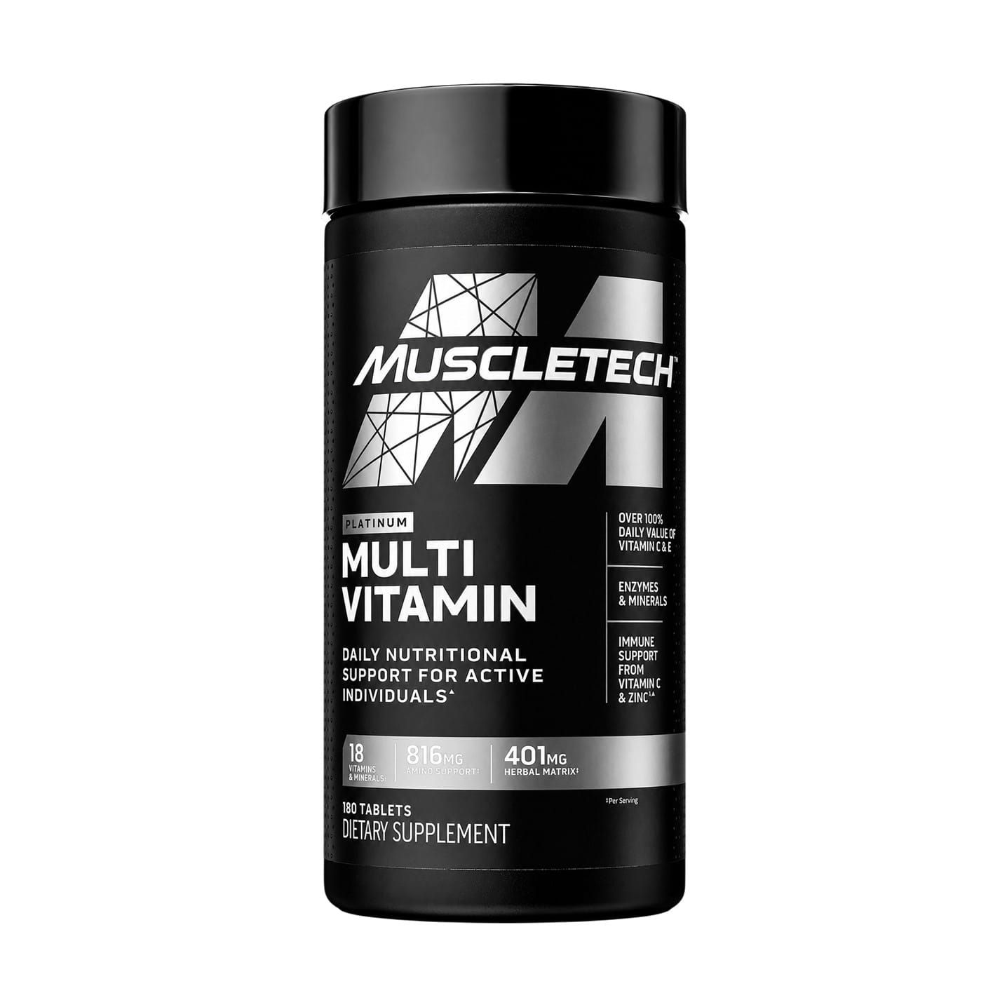 MuscleTech, Platinum Multi Vitamin, 90 Tablets