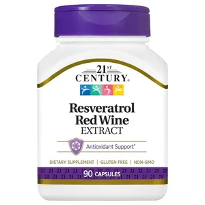 21st Century Resveratrol Red Wine Extract - 90 Capsules