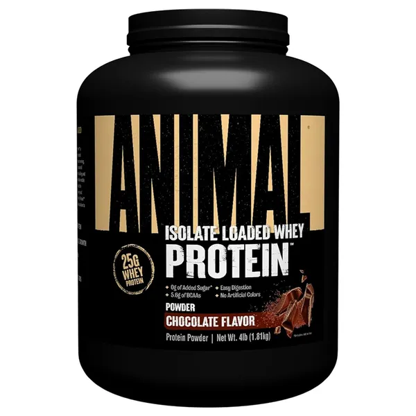 Animal Isolate Loaded Whey Protein - 4 lbs