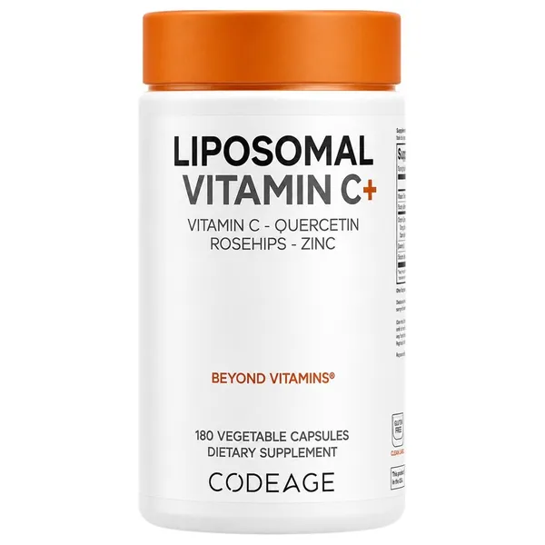 Codeage, Liposomal Vitamin C+, 180 Vegetable Capsules