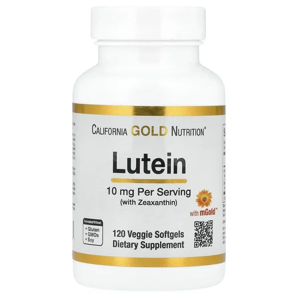 California Gold Nutrition Lutein with Zeaxanthin - 120 Veggie Softgels