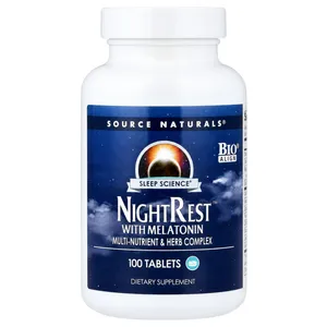Source Naturals NightRest with Melatonin, 100 Tablets
