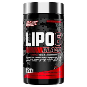 Nutrex Research LIPO-6 Black - 120 Liqui-Caps