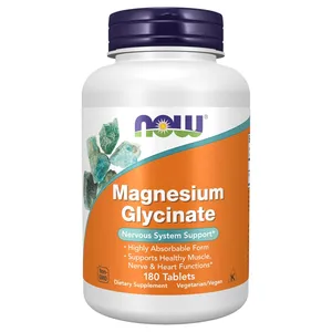 NOW Foods Magnesium Glycinate - 180 Tablets