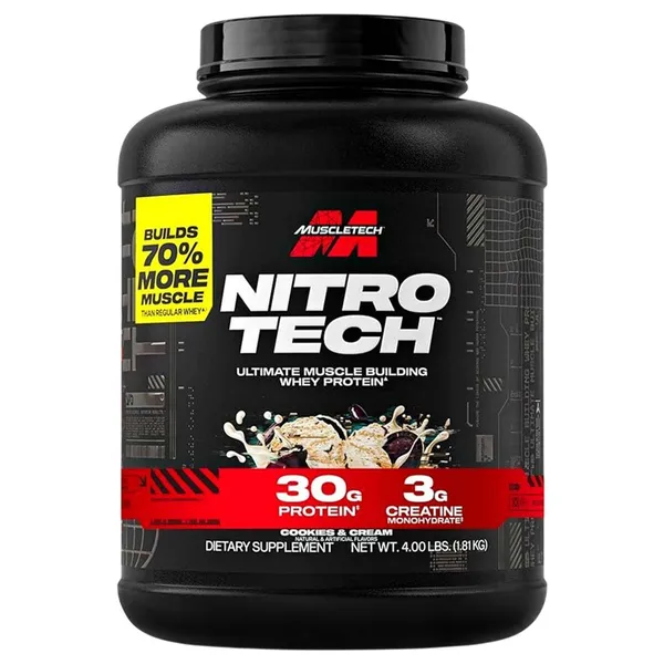 MuscleTech NitroTech Whey Protein - 4 lbs