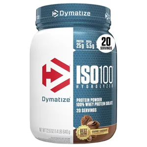Dymatize ISO100 Whey Protein Isolate - 20 Servings - gourmet chocolate