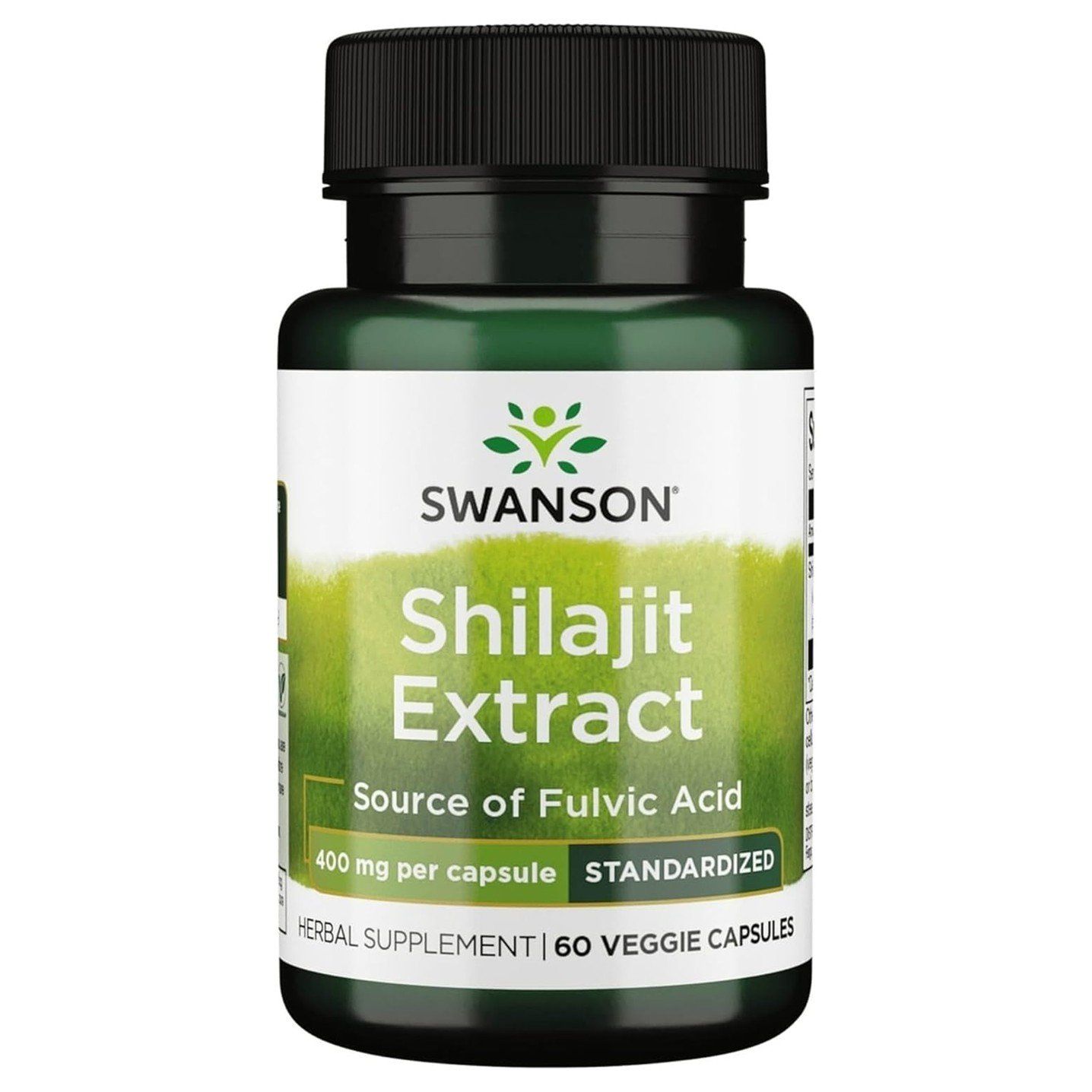 Swanson Shilajit Extract 400 mg - 60 Veggie Capsules