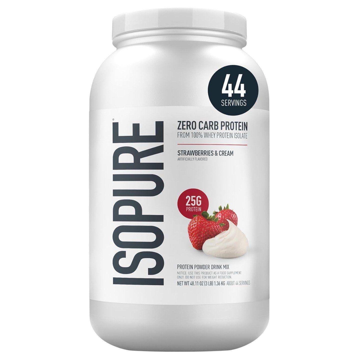 Isopure Zero Carb Protein Powder - 3 lbs