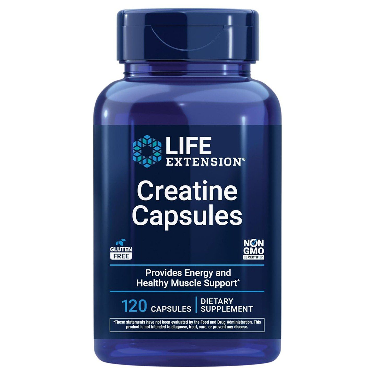 Life Extension Creatine Capsules - 120 Capsules