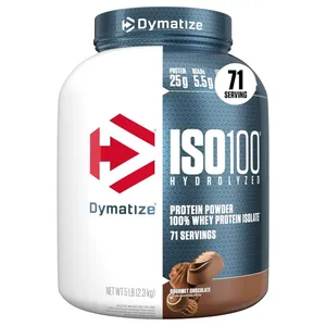 Dymatize ISO100 Whey Protein Isolate - 5 lbs - gourmet chocolate