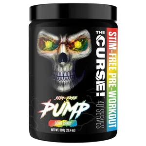 JNX Sports Stim-Free Pump Pre-Workout - 40 Servings - sour candy