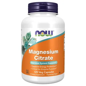 NOW Foods Magnesium Citrate - 120 Veg Capsules