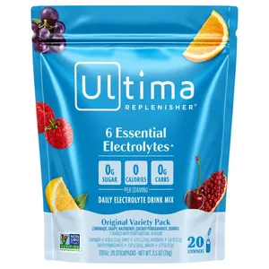 Ultima Replenisher 6 Essential Electrolytes - 20 Stickpacks - original variety pack