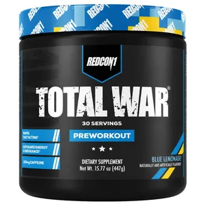 Redcon1 Total War Pre-Workout - 30 Servings - blue lemonade