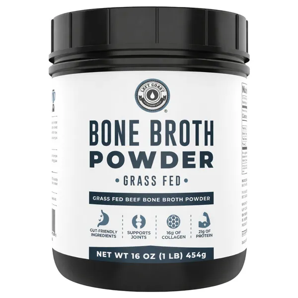 Left Coast Performance Bone Broth Powder Beef - 454 g