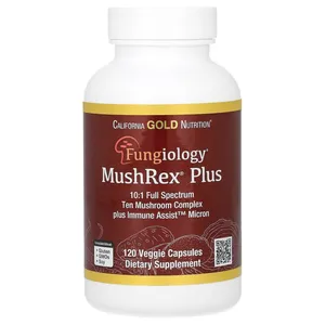 California Gold Nutrition MushRex Plus Ten Mushroom Complex - 120 PlantCaps