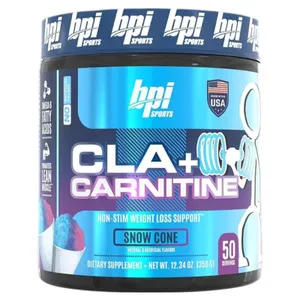 BPI Sports CLA + Carnitine - 50 Servings - snow cone