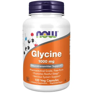 NOW Foods Glycine 1000 mg - 100 Veg Capsules