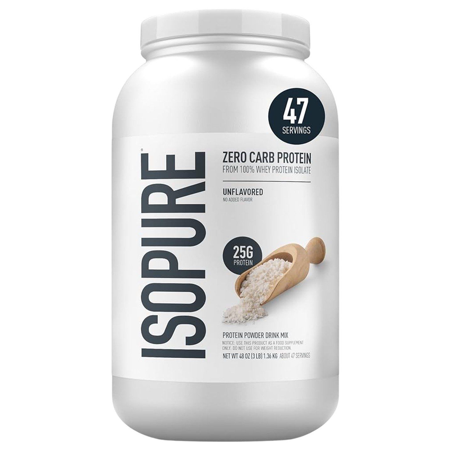 Isopure Zero Carb Protein Powder - 3 lbs