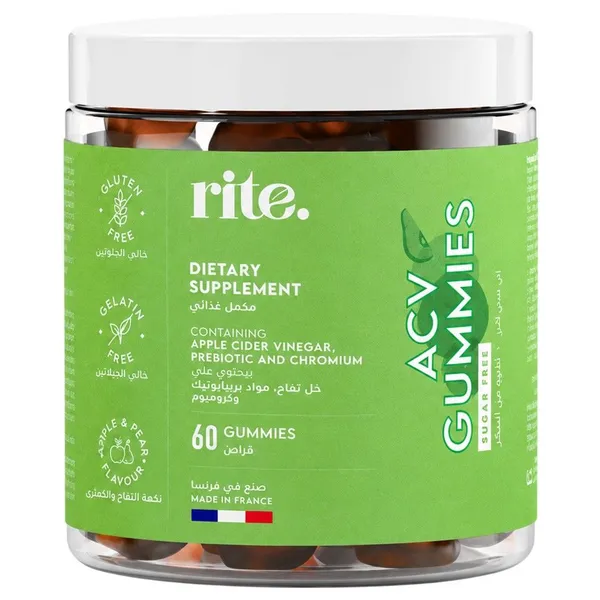rite. ACV Gummies Apple & Pear, 60 Vegan Gummies