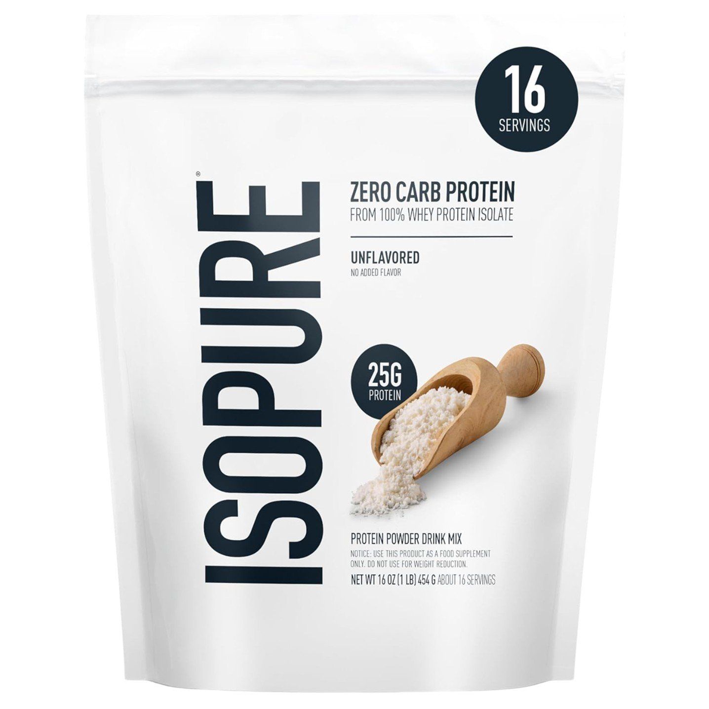 Isopure Zero Carb Protein Powder - 1 lbs