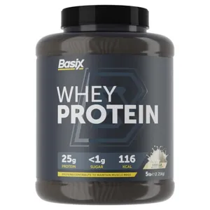 Basix Whey Protein - 5 lbs - vanilla whip