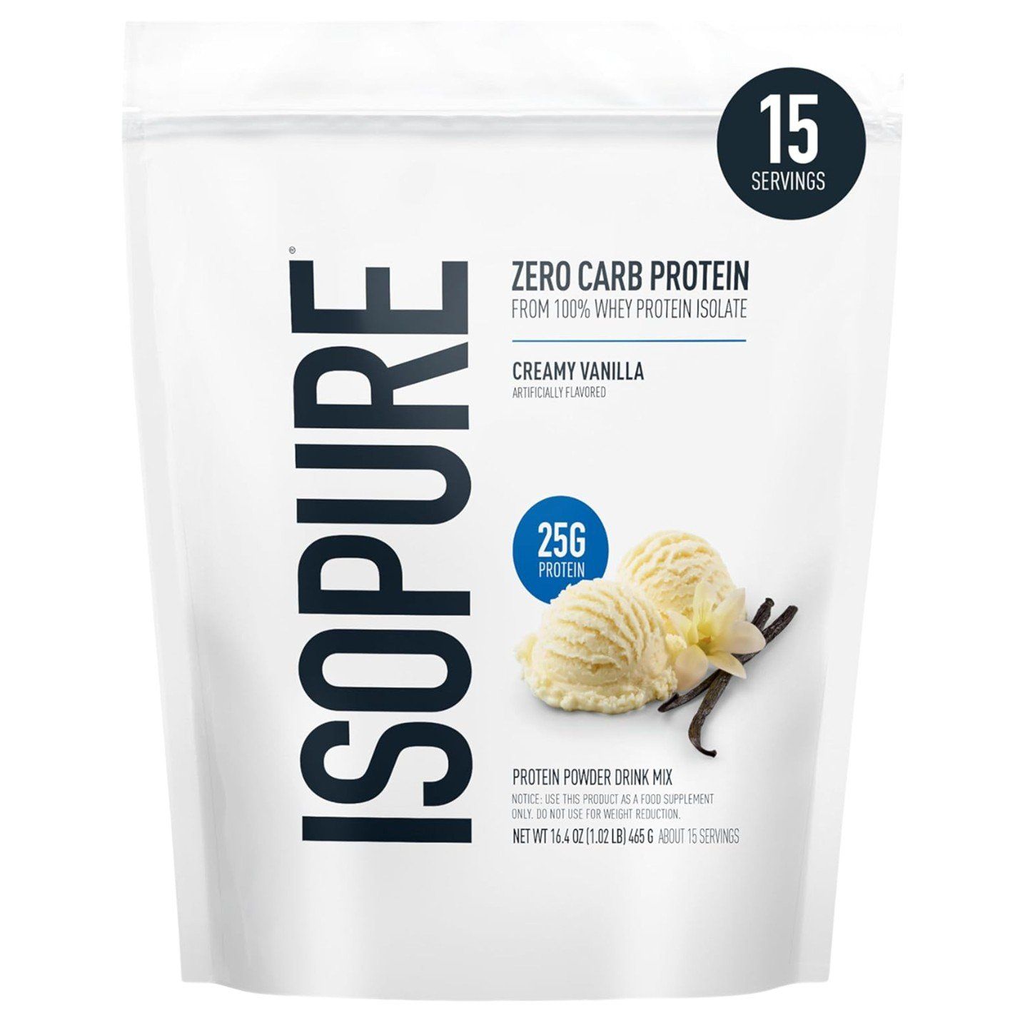 Isopure Zero Carb Protein Powder - 1 lbs