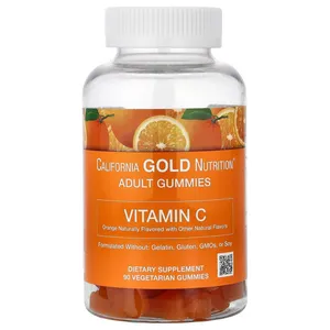 California Gold Nutrition Vitamin C Gummies with Vitamin A - 90 Vegetarian Gummies