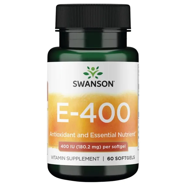Swanson Vitamin E-400 180.2 mg (400 IU) - 60 Softgels