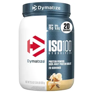 Dymatize ISO100 Whey Protein Isolate - 20 Servings - gourmet vanilla